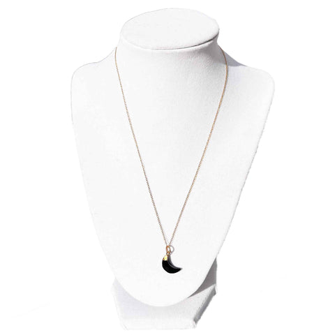 Black Onyx Necklace (Gold Filled)