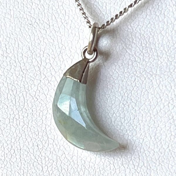 'Magical Moon' Aquamarine Necklace