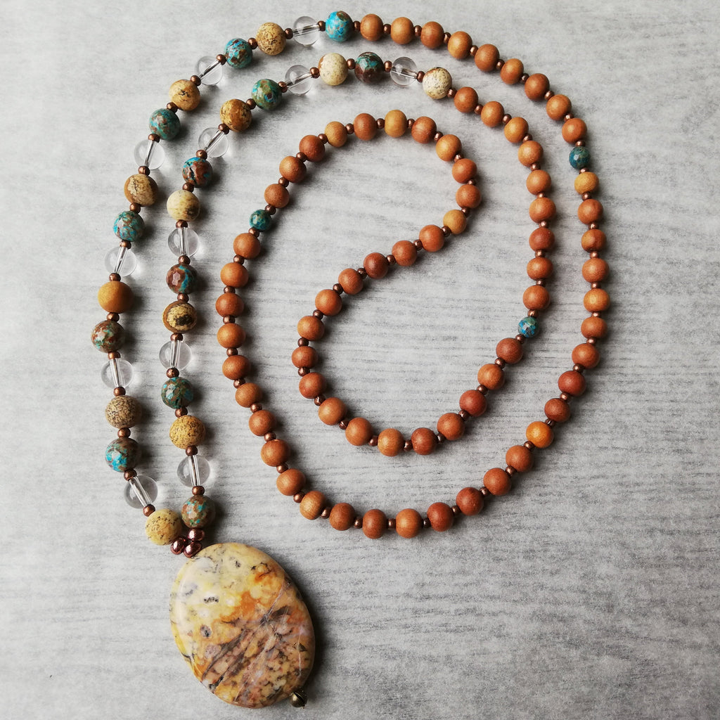Grounding Mala Meditation Beads – Mystic Mala